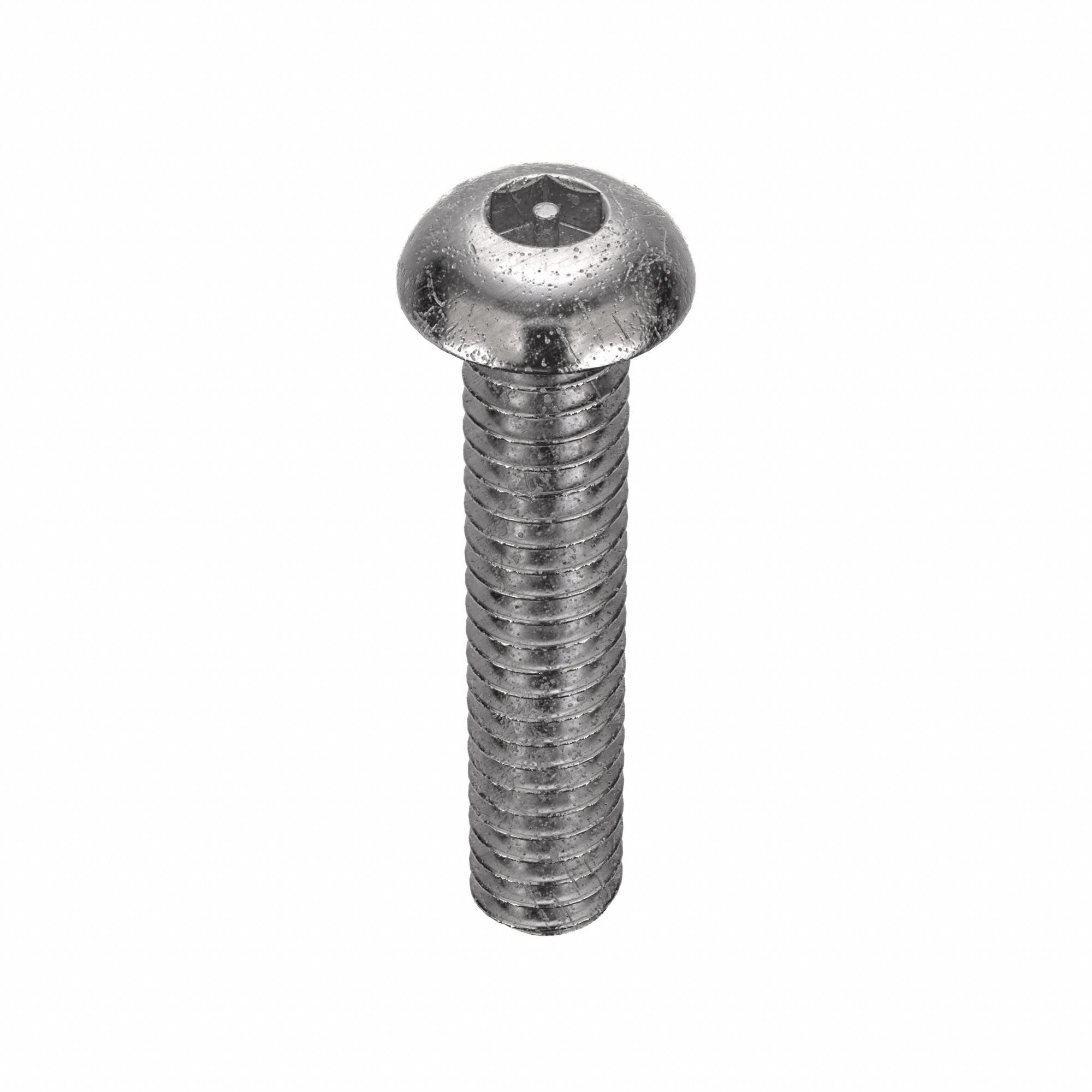 MACHINE SCREW, BUTTON, ¼