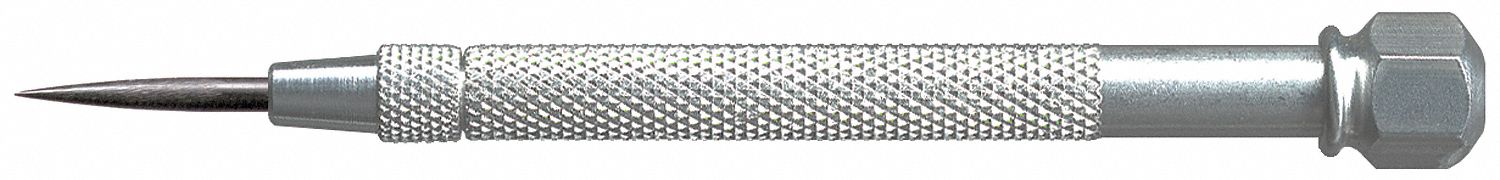 Pants Pocket Scriber: ESD-Safe, Straight, Round, Aluminum, Knurled, Nonmagnetic, Steel