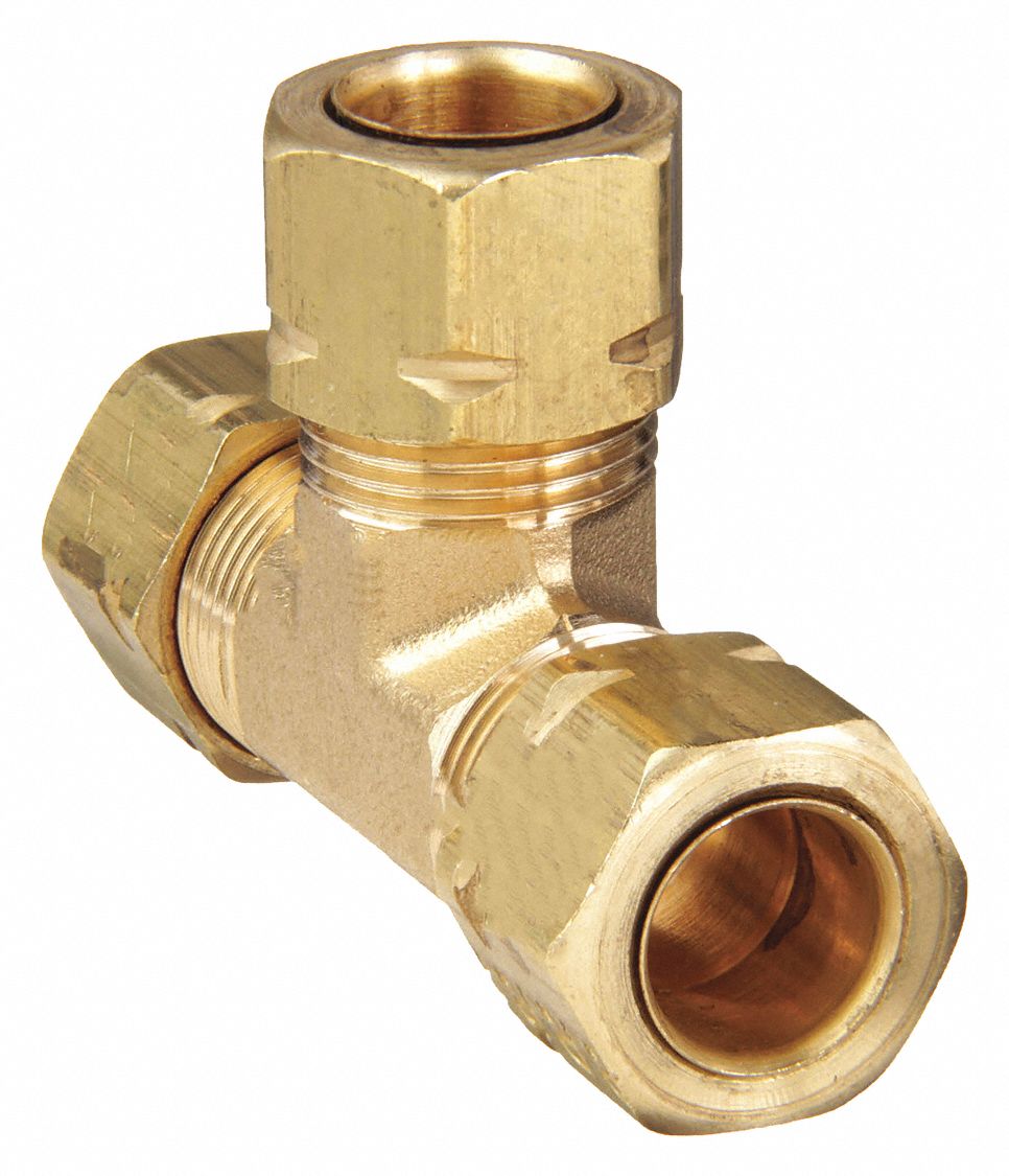 RAC UNION EN T,LAITON,COMP,1/8PO,PQ10