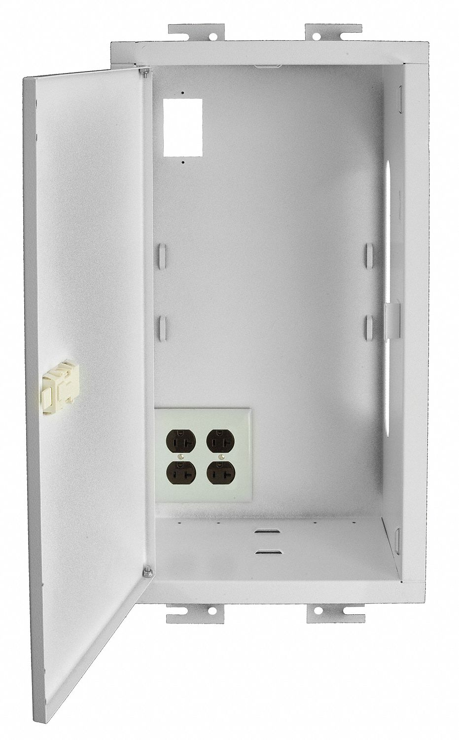 6LFG5 - AV Ceiling Enclosure Recessed Steel Wht