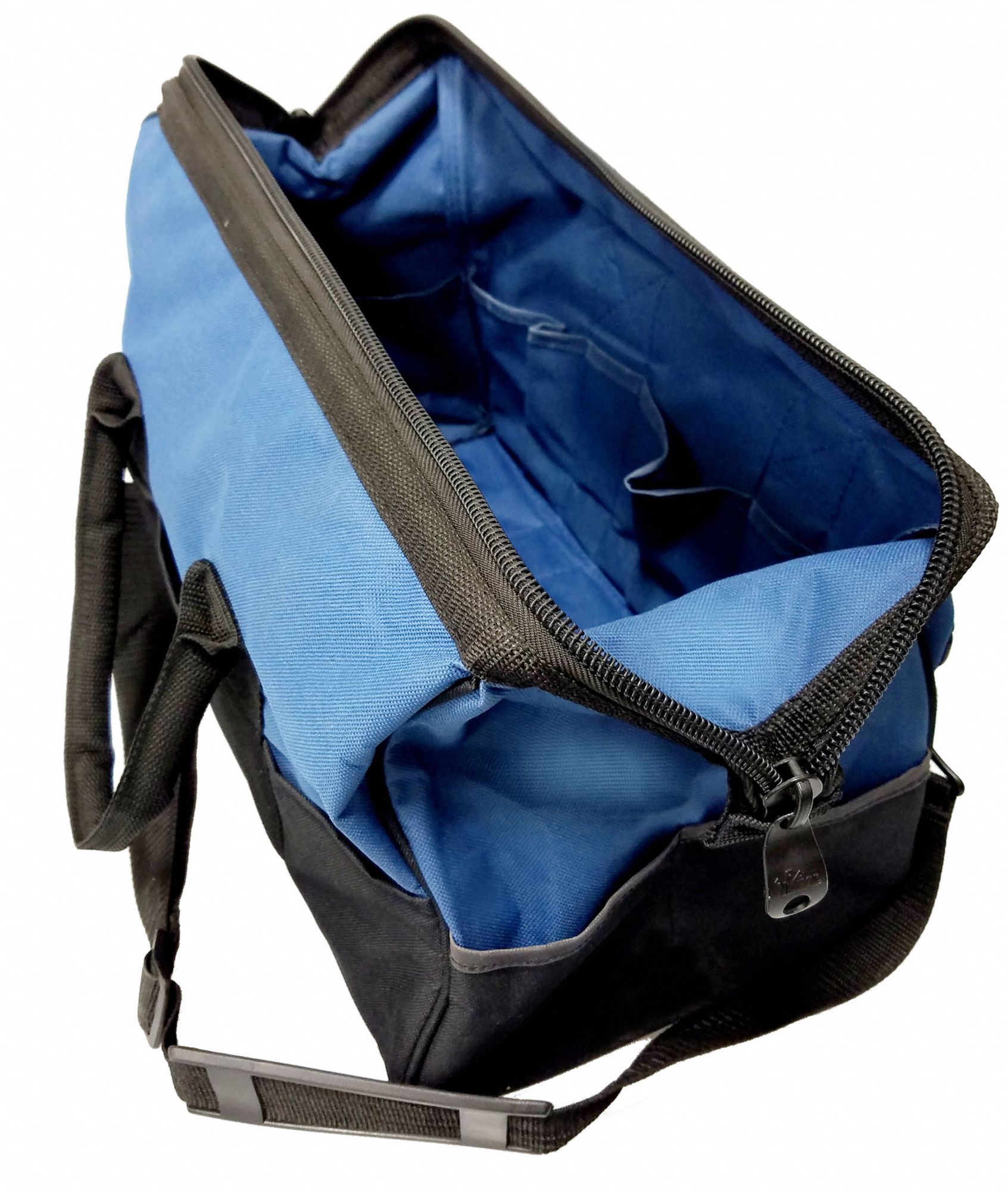 IDEAL Tool Bag Polyester, 18 Pockets, 12 in Overall Wd, 9 in Overall