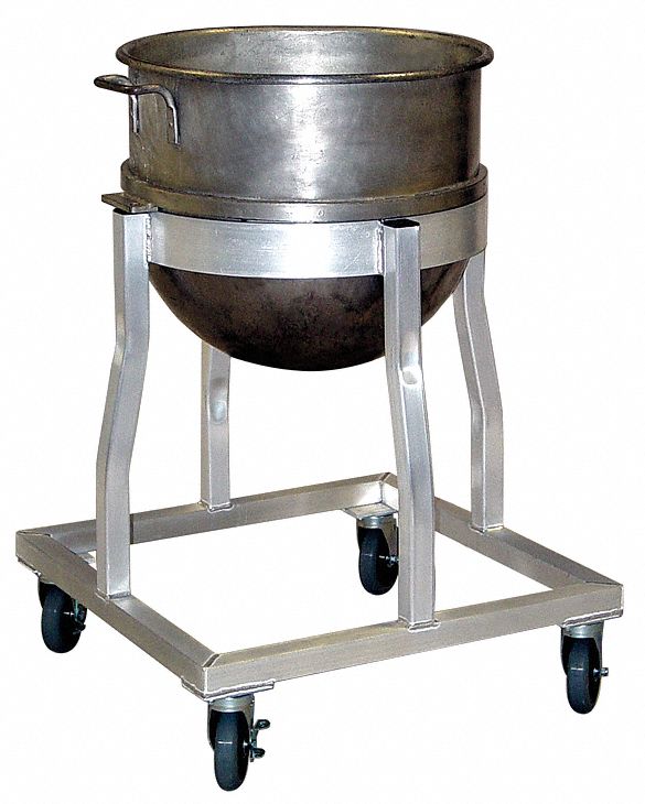 Bowl Dolly: 30 3/8 in Overall Ht, 26 3/4 in Overall Wd, 26 3/4 in Overall Lg