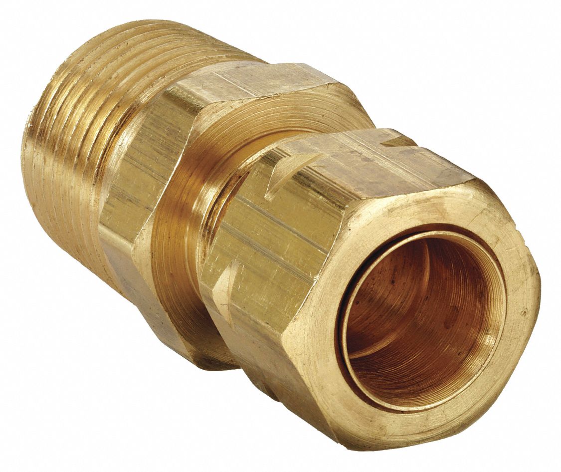 68C-0304 Dixon Valve Brass Compression Fitting - Male Connector