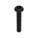 MACHINE SCREW, BUTTON, #8-32 THREAD SIZE, 1 IN L, 50 PK