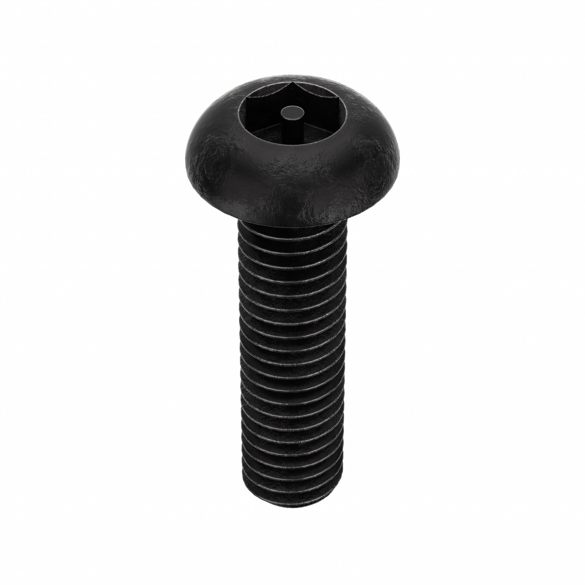 Mach Screw, Button, 10-32x3/4 L, PK25