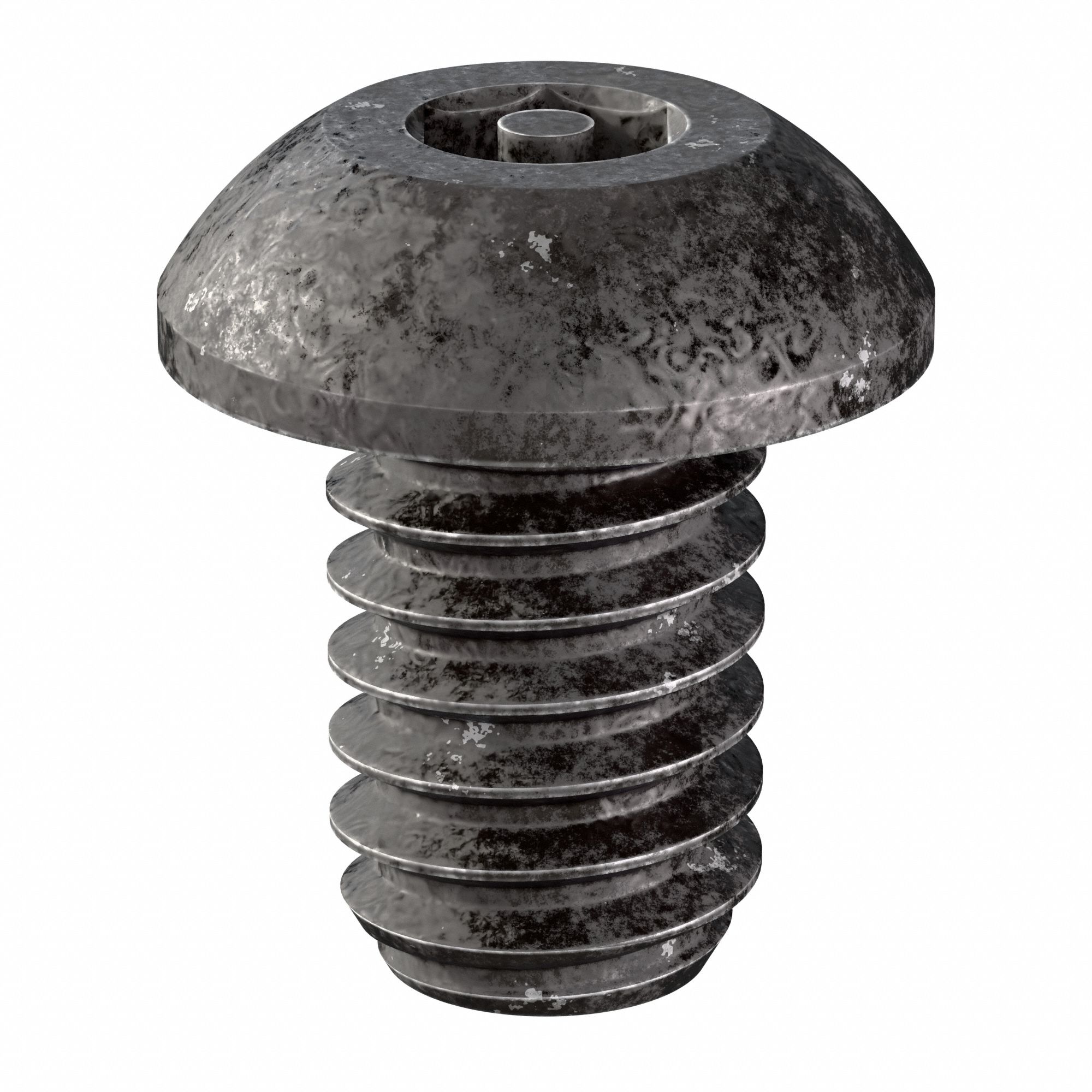 Mach Screw,Btn,1/4-20 x 3/8 L,PK25 - Grainger