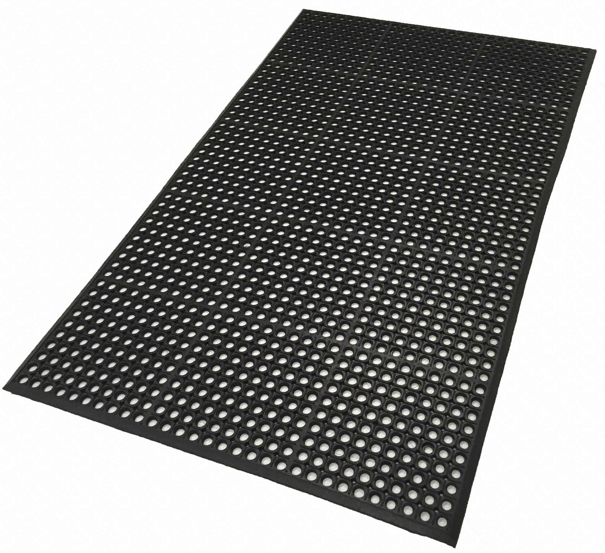 Slip Resistant Mat - Black, 1/2 thick, 3 x 5' H-1703 - Uline