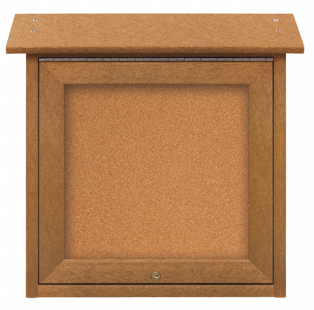 ENCLOSED BULLETIN BOARD,TACK,18