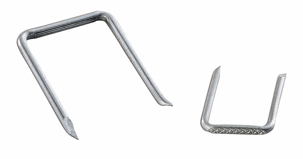 Cable Staple 1-1/8In Steel Srv E Pk100