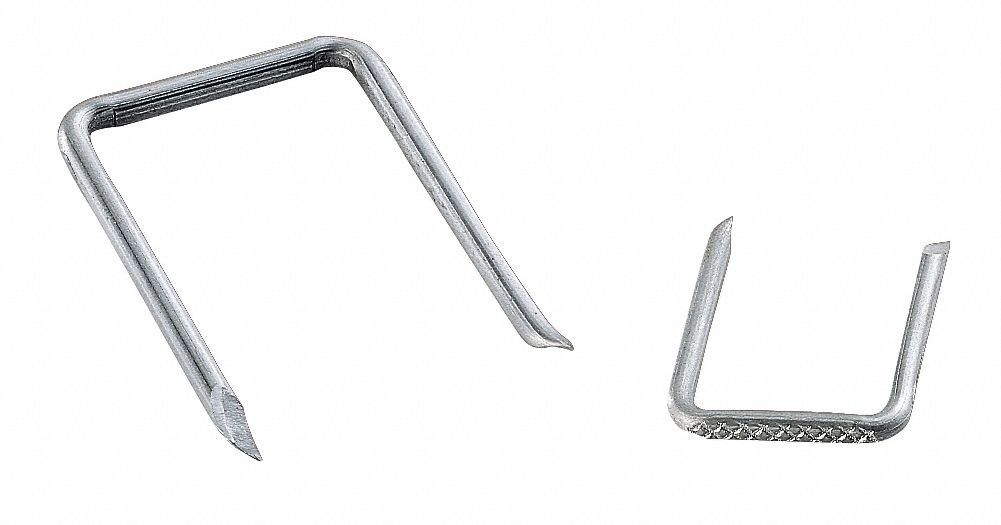 Cable Staple 1-5/8In Steel Srv E Pk100