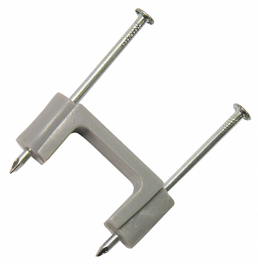 GARDNER BENDER Cable Staple 3/4 in Size, Gray, 5 PK 6LVF7GSE105 Grainger