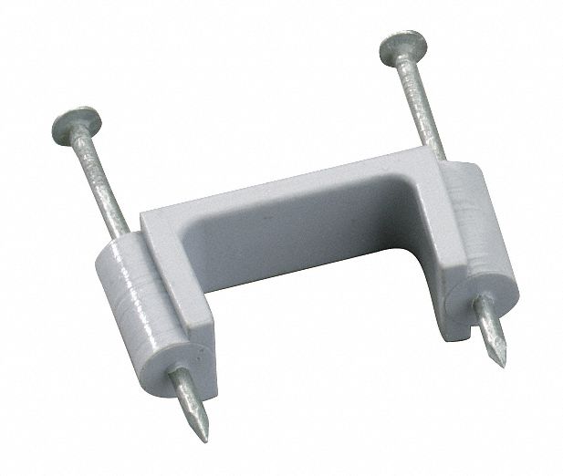 Cable Staple 15/16In Plastic Serv E Pk5
