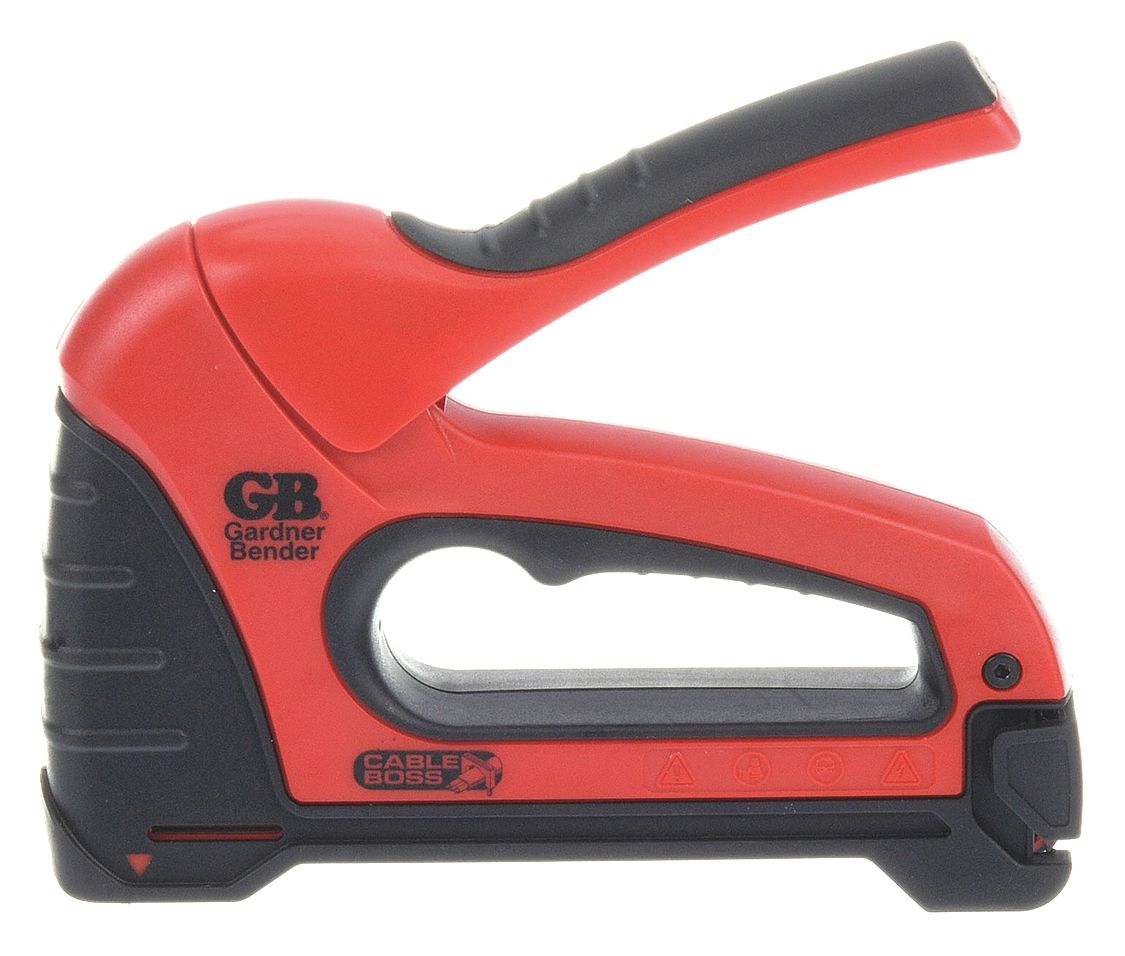 WIRE AND CABLE STAPLE GUN, 4 1/2 IN OVERALL L, FOR 1/4 IN STAPLE LEG L, MPS