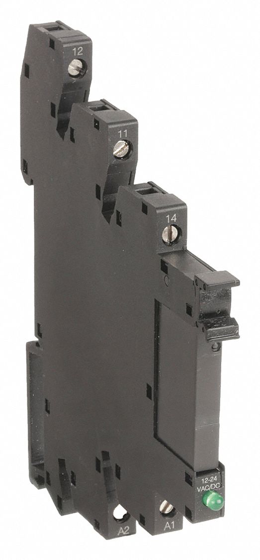 SCHNEIDER ELECTRIC, 24V DC, SPDT, Slim Interface Relay 6LVJ8RSL1PVBU