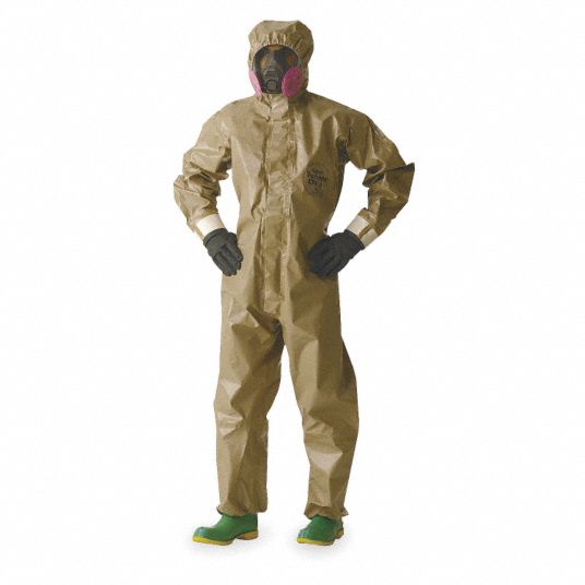 DUPONT, S, Tychem® 5000, Coveralls - 29ER83|C3185TTNSM000600 - Grainger