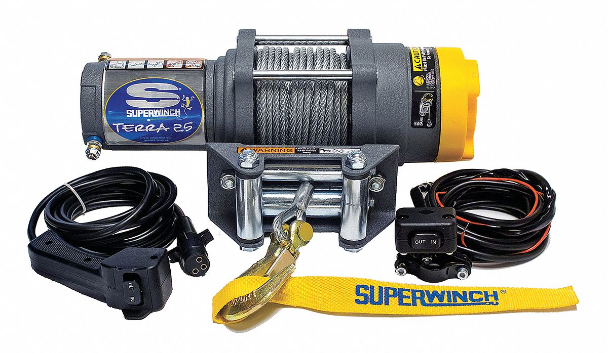 6LZR8 - ATV/UTV Electric Winch 1-1/3HP 12VDC