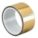 SPLICING TAPE, SINGLE-SIDED, GOLD, ¼ IN X 5 YD, 2 MIL THICK, POLYESTER FILM, ACRYLIC