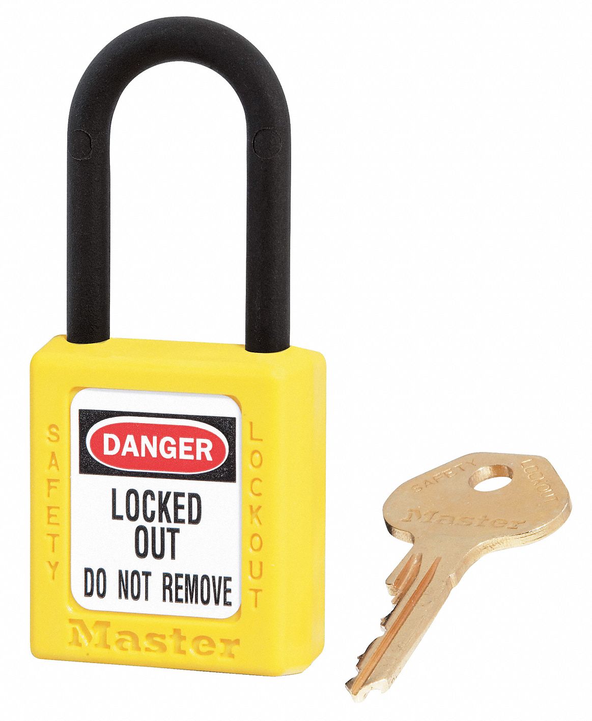 MASTER LOCK Lockout Padlock, PK 12 - 6MCE2|406KAS12YLW - Grainger