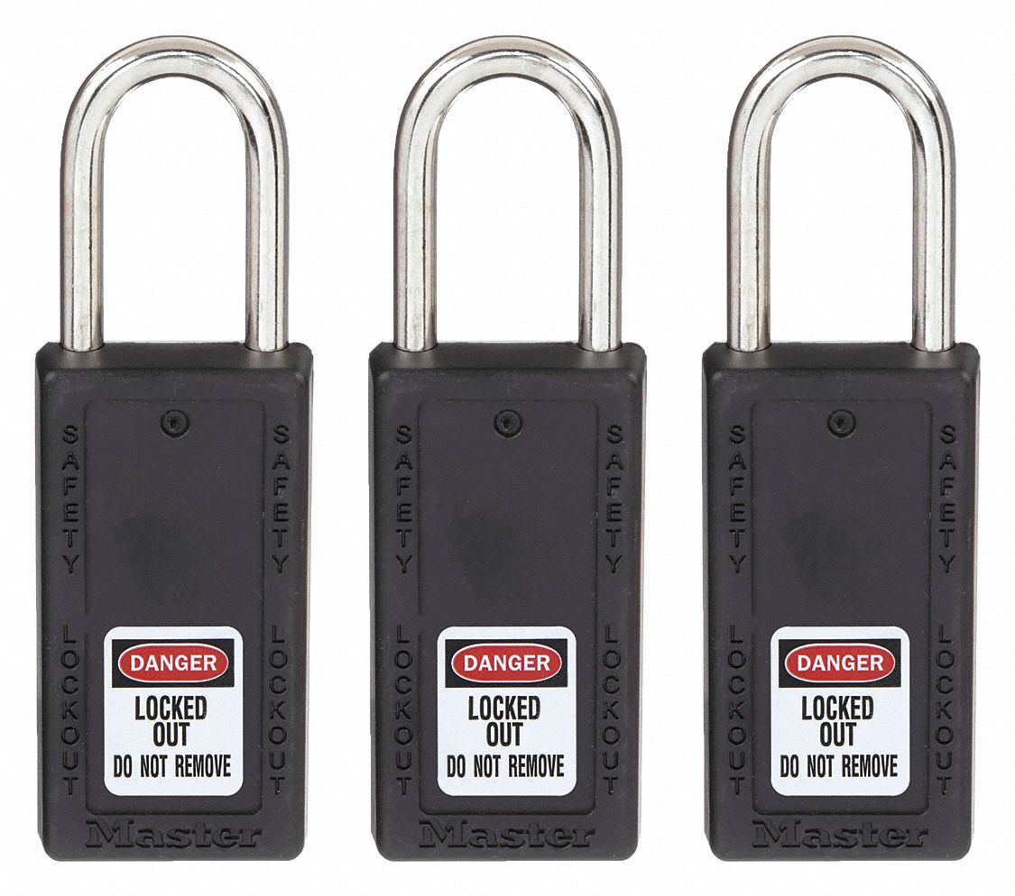MASTER LOCK, Keyed Alike, Thermoplastic, Lockout Padlock - 6MCE3 ...