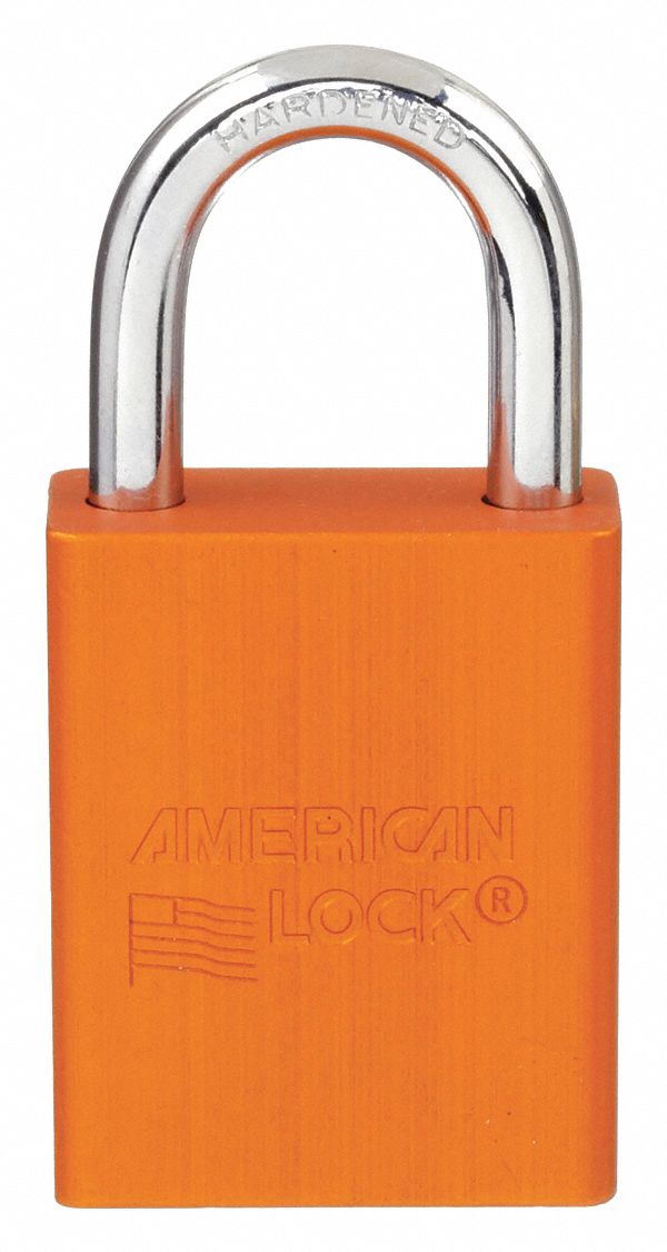 AMERICAN LOCK, Keyed Alike, Aluminum, Lockout Padlock 6MCL8