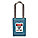 LOCKOUT PADLOCK, KEYED DIFFERENT, THERMOPLASTIC, COMPACT BODY, 1½ IN, STAINLESS STEEL, TEAL