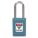 LOCKOUT PADLOCK, KEYED DIFFERENT, THERMOPLASTIC, COMPACT BODY, 1½ IN, STAINLESS STEEL, TEAL