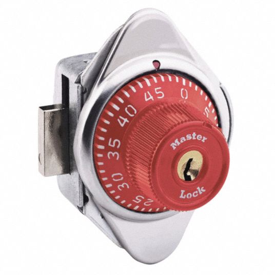Built In Locker Lock,Automatic,Red - Grainger