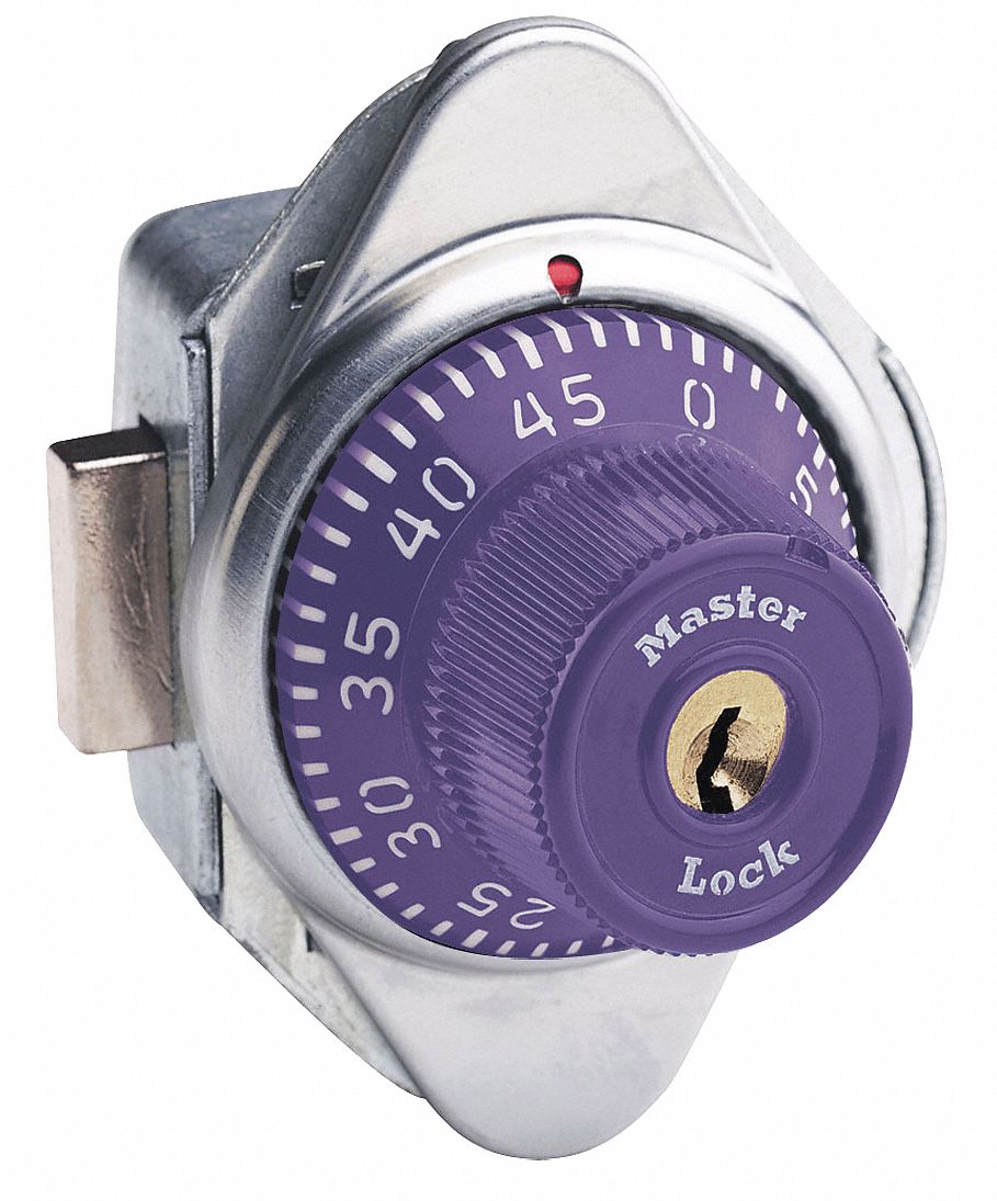Built In Locker Lock,Manual,Purple Grainger