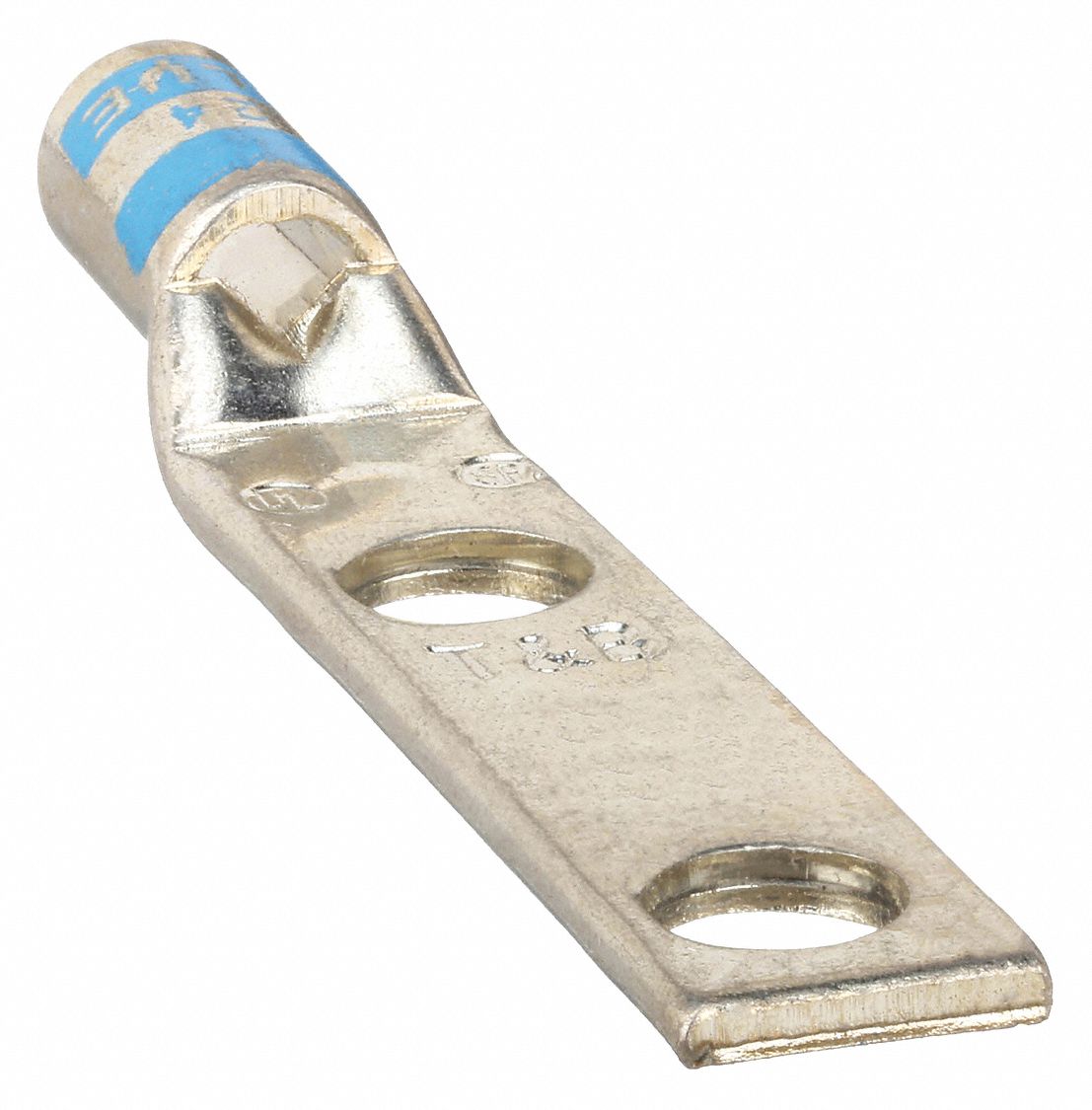 Compression Lug, Non-insulated, 2/0 AWG Fine Strand, 1/2 Stud