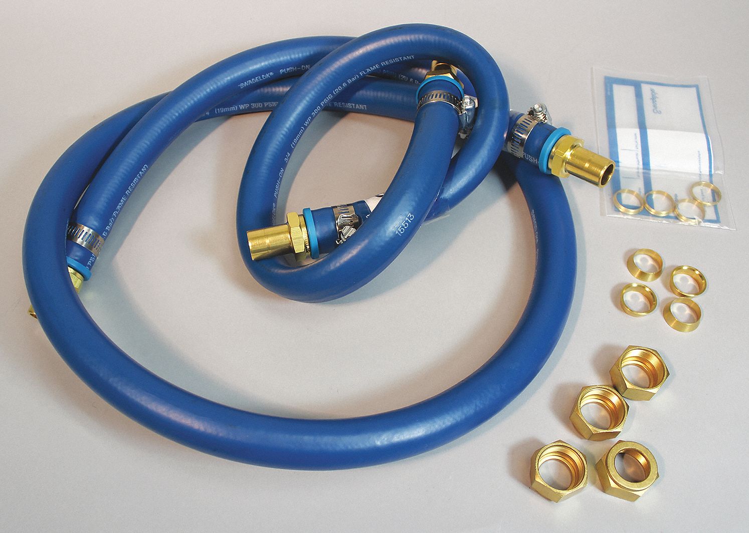 Flexible Circulation Tubing Kit: Flex Circulation Tubing Kit, 15 in Overall Lg, Neoprene