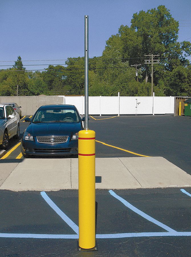 BOLLARD W/COVER,9