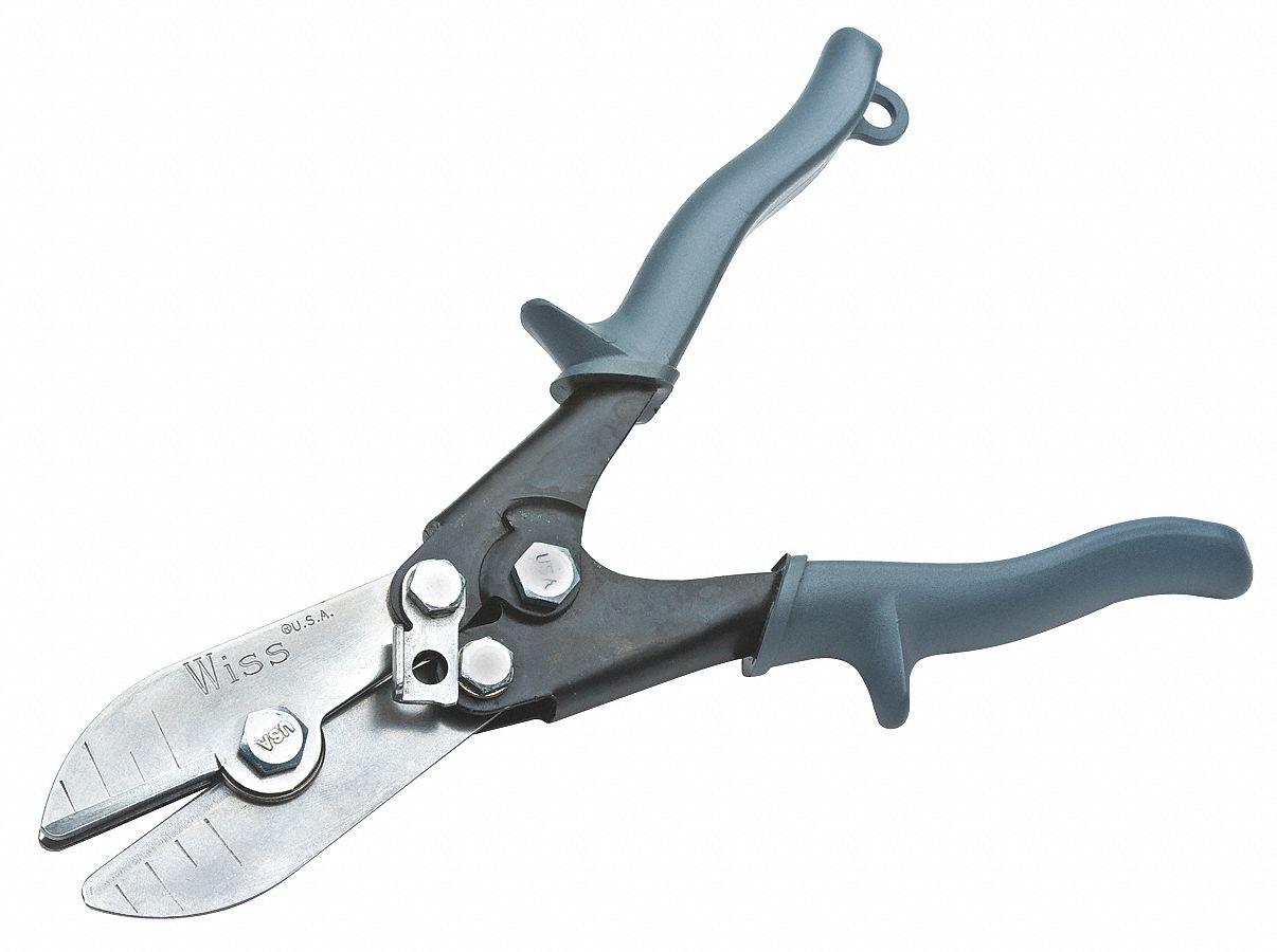 3 Blade Sheet Metal Crimper, 91/4" Length, 1 1/4 in Jaw Depth Grainger