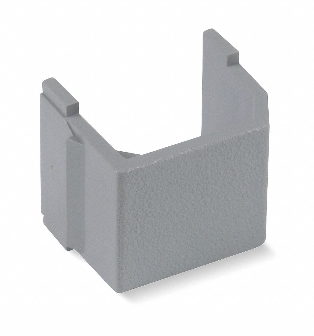 BLANK KEYSTONE INSERT, INSERTS, 0 PORTS, SFBG10, GREY, SFBG10, 10 PK