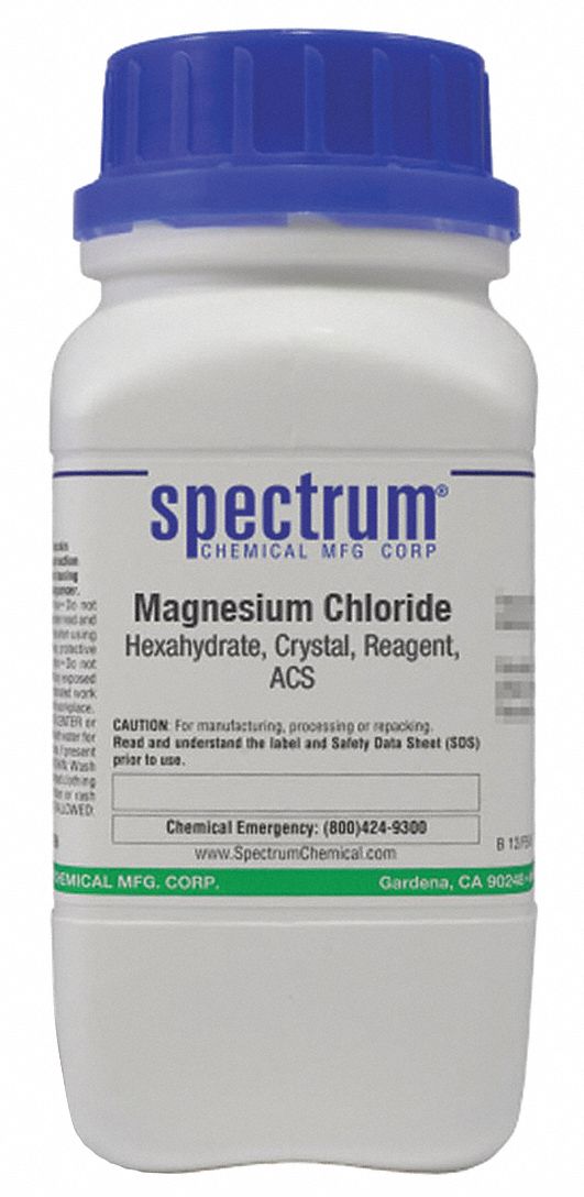 7791186, 203.3, Magnesium Chloride, Hexahydrate, Crystal, Reagent