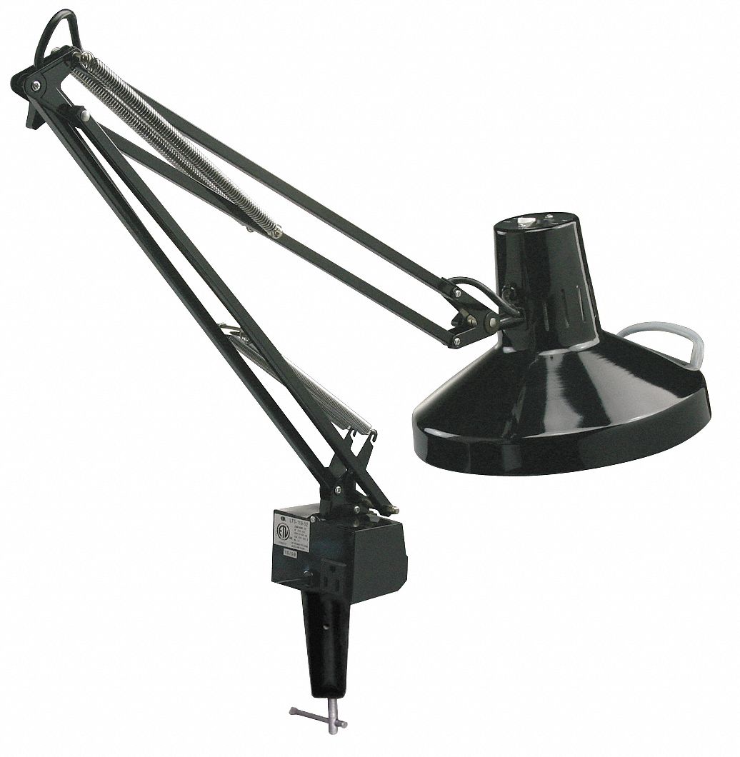 LUMAPRO Articulating Arm Task Light 25 W Watts, Lamp Included, 18 in