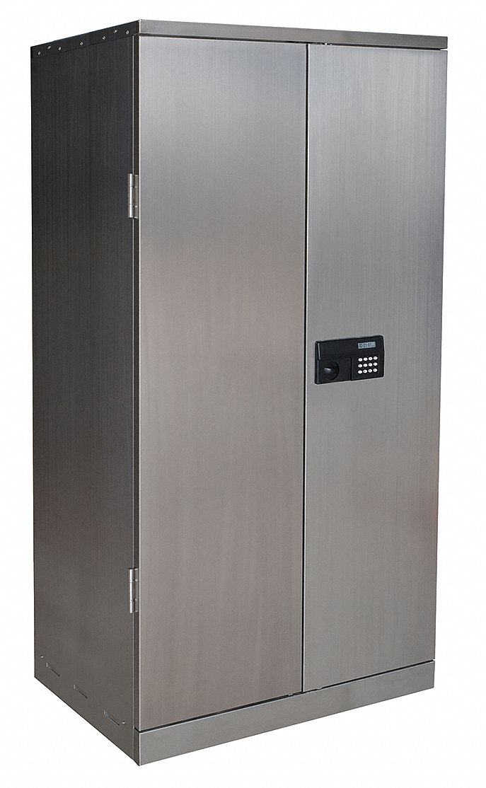 GRAINGER APPROVED Industrial Storage Gray, 78 in H X 36 in W X