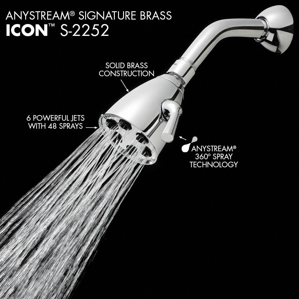 SPEAKMAN Showerhead Speakman, Icon S2252, 2.5 gpm Fixed Showerhead