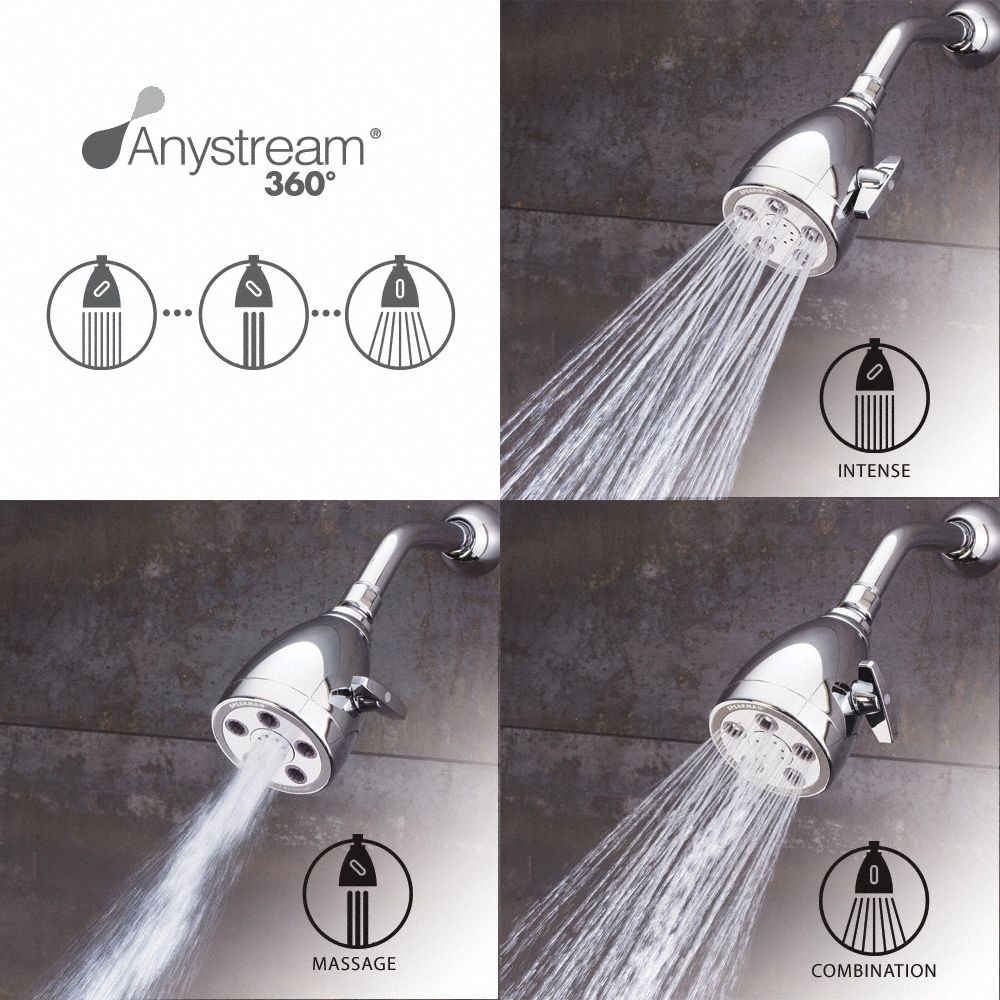 SPEAKMAN Showerhead Speakman, Hotel S2005H, 2.5 gpm Fixed Showerhead