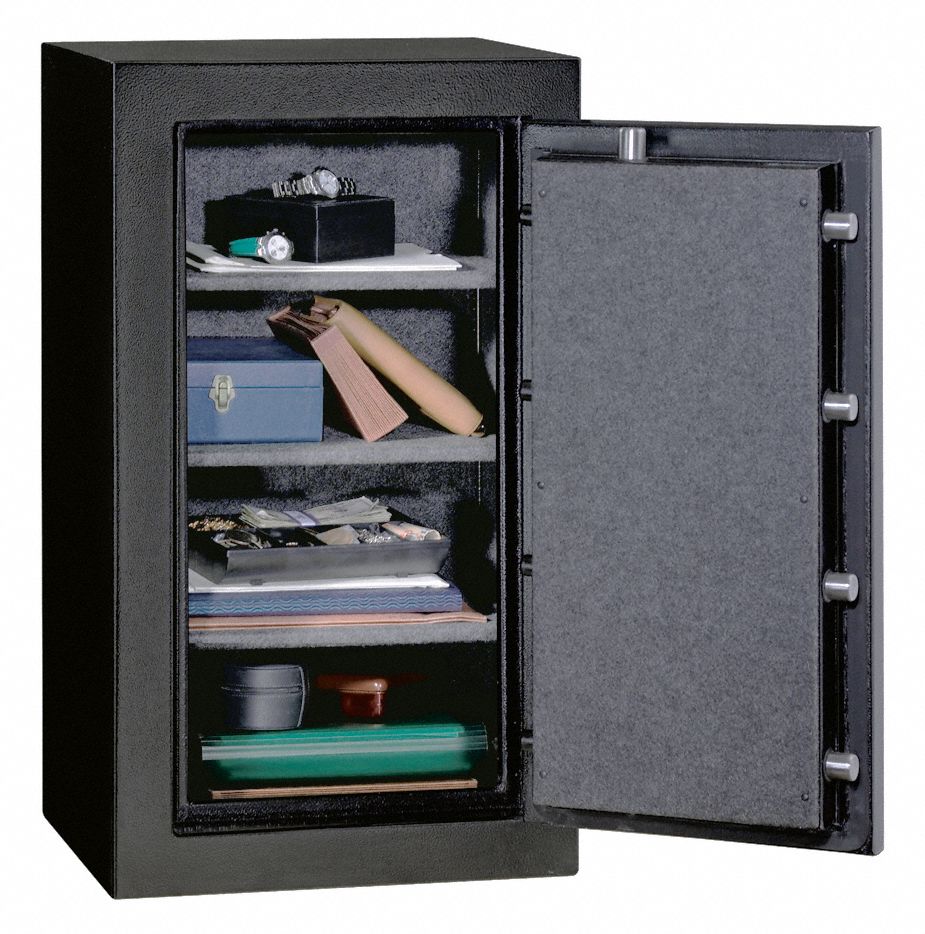 SENTRY SAFE Executive Fire Safe, 4.7 cu ft, Black 6MPK7EF4738E Grainger