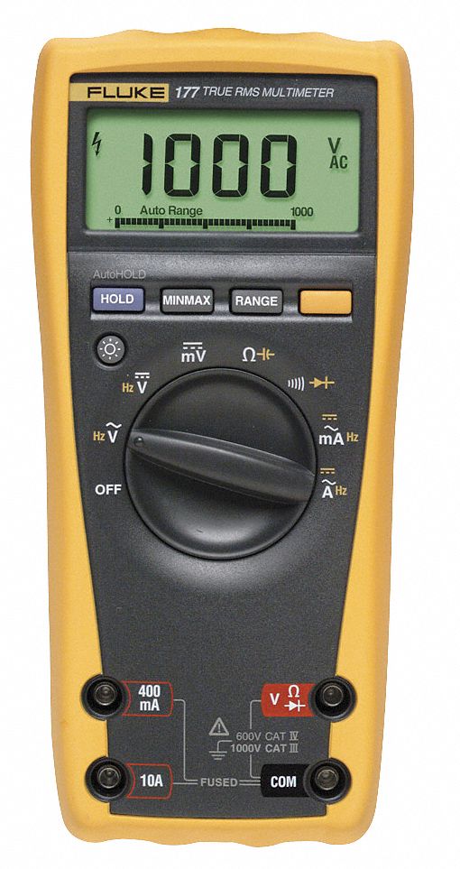 FLUKE Multímetro Digital 1000V 10A 6000 conteos - Multímetros