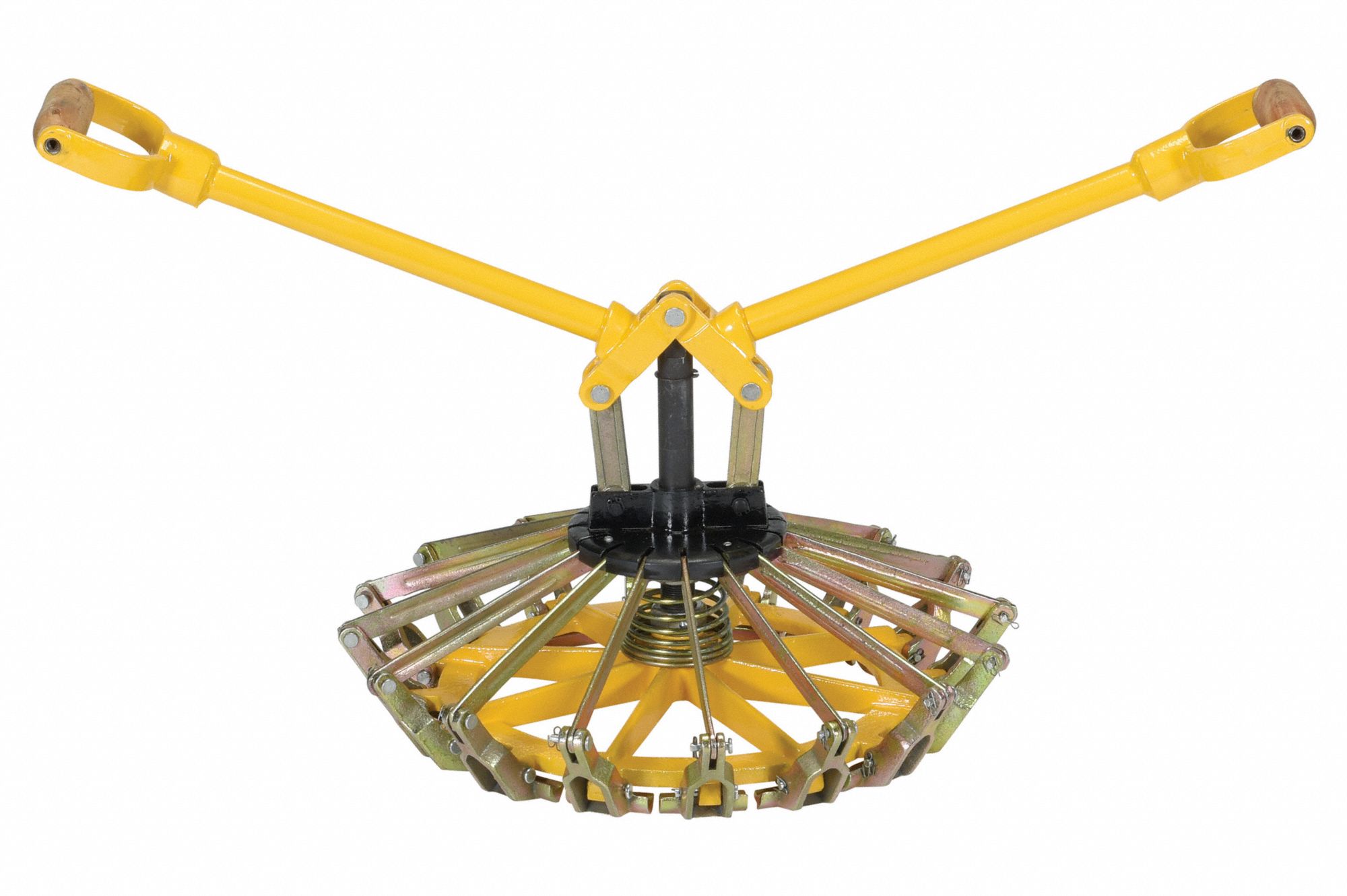 GRAINGER APPROVED Pail Lid Closer Yellow, 26 in Overall Ht 6MRH9PLC