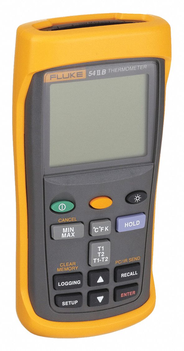 FLUKE, 0°C to 35°C/0°C to 50°C/0% to 70%/0% to 90% Humidity Range, USB ...