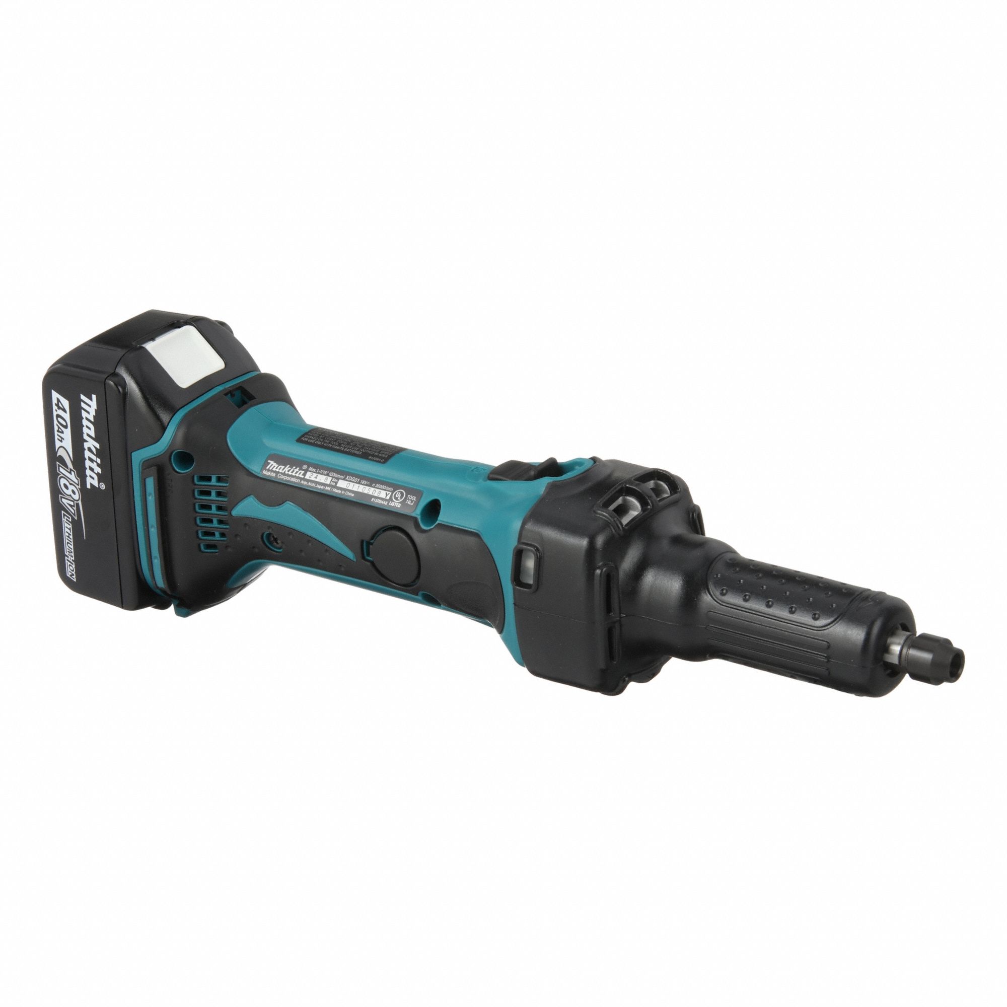 Die Grinder: 26, 000 RPM Max. Speed, Slide, 18V DC, Straight, Barrel Grip Grip, Tool Only, LXT®