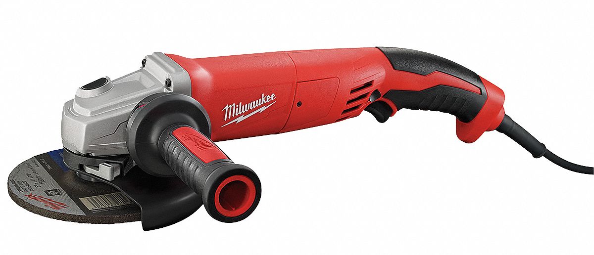 ANGLE GRINDER, CORDED, 120V/13A, 5 IN DIA, TRIGGER, ⅝"-11, 9000 RPM, 8 FT, LOCK-ON