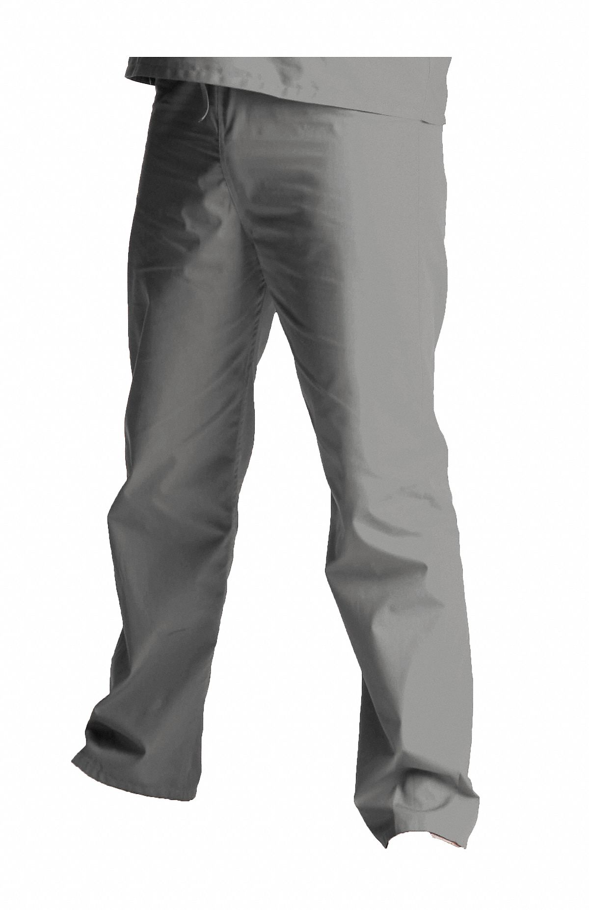 SCRUB ZONE Gray Scrub Pants, L, Polyester/Cotton, Fits Waist Size 35 to ...