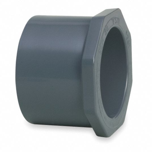 Grainger Approved Pvc Reducing Bushing Spigot X Socket 3 4 In X 1 2 In Pipe Size Pipe Fitting 6mv45 7 101 Grainger