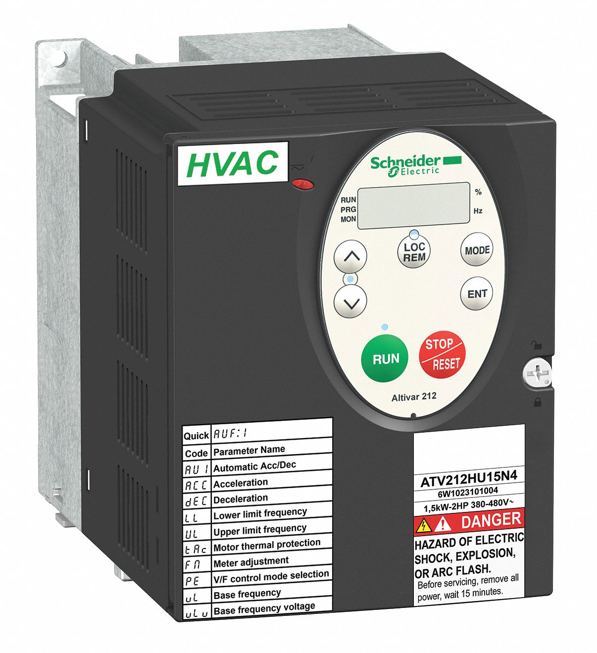 Variable Frequency Drive,3hp,380 to 480V