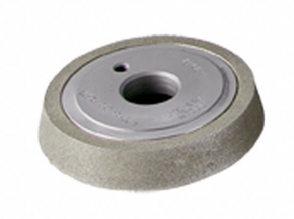 Grinding Wheel: 3 in Abrasive Wheel Dia, Cubic Boron Nitride, 180 Abrasive Grit, Type 12
