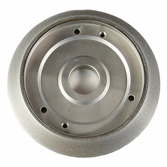 Grinding Wheel: 6 in Abrasive Wheel Dia, Cubic Boron Nitride, 180 Abrasive Grit, Type 12