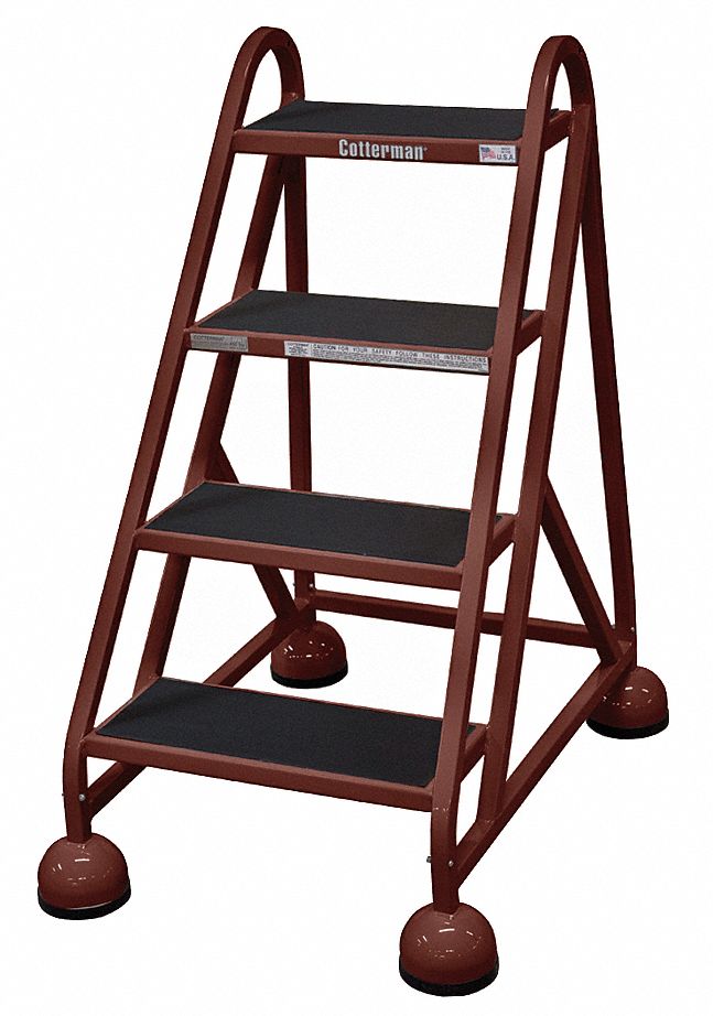 Rolling Ldr, Welded, Hndrl, Platfm 36In H